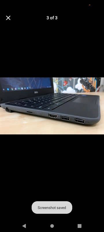 Dell Chromebook 3180 play store/windows 4gb ram 16gb storage only 7500 2