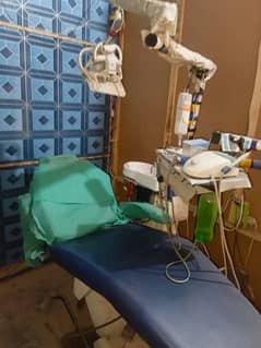 dental chair and compressor