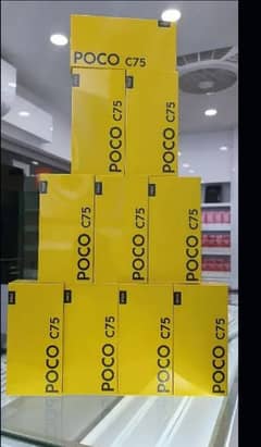 Poco c75 box pack all colours available 8 256