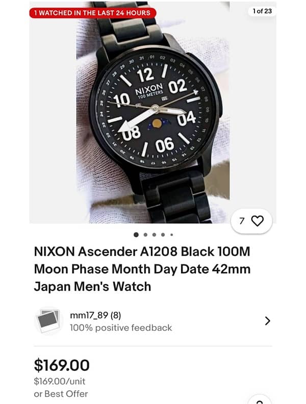 Nixon French Watch original 3