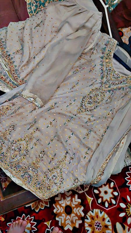 short shirt with sharara full work 1