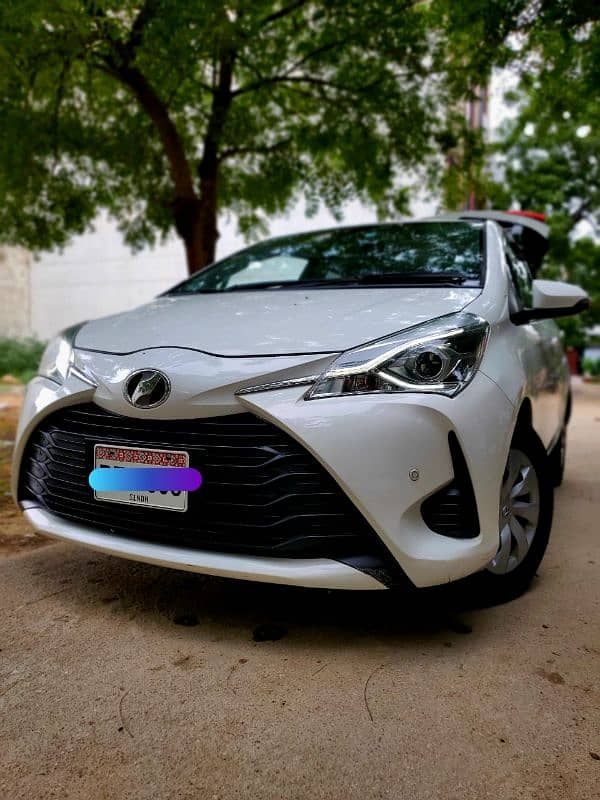 TOYOTA VITZ MODEL 2018 REGISTRATION 2024 2