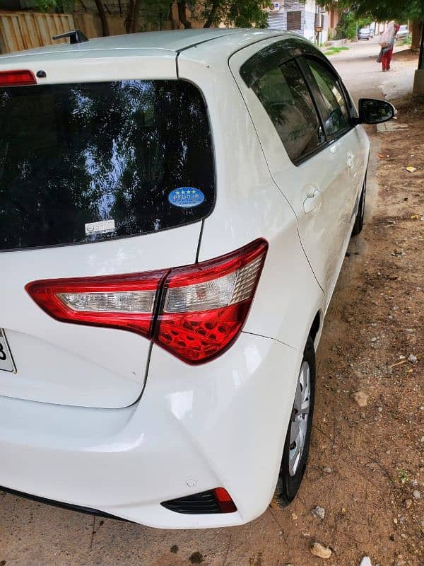 TOYOTA VITZ MODEL 2018 REGISTRATION 2024 4