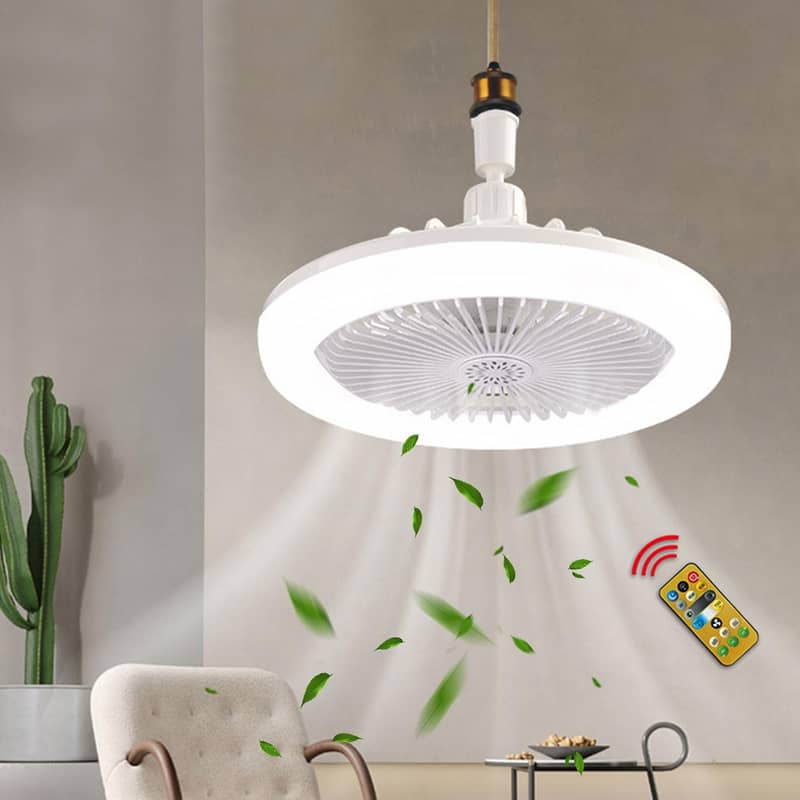 Ceiling Fan 3in1 with E27 Lighting Lam Converter 3 Speed RemotControl 3