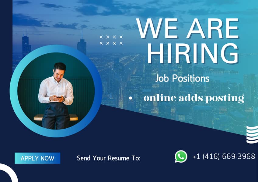 we are hiring for online adds posting staff on facebook 0