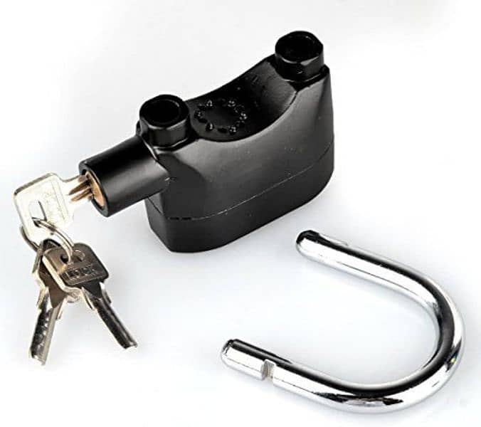 Universal Security Alarm Lock Waterproof with 3 Keys 2