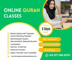 Female - Male Quran Teacher - online quran academy in karachi