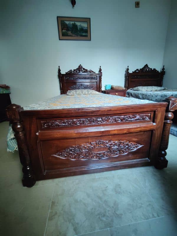 Wooden Chinioti Single beds new. . . 4