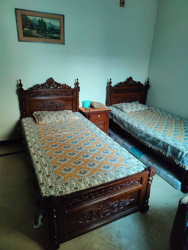 Wooden Chinioti Single beds new. . . 6