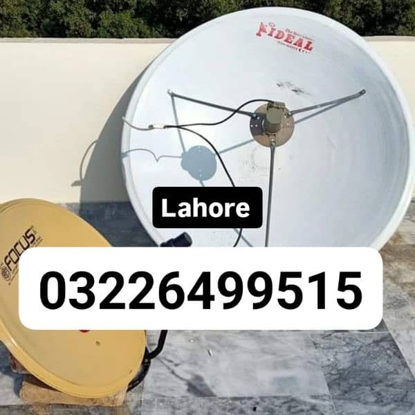 7 Dish Antennas and services and TV 03226499515 0