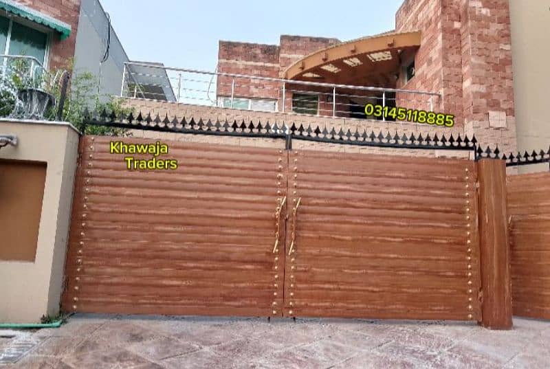 Security Road Barrier Sliding Gate Safety Grill iron Work 4