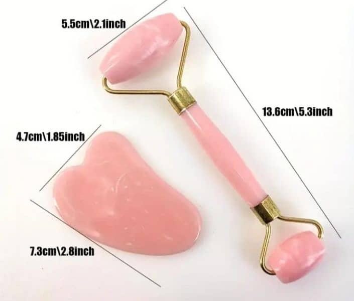 jade roller and gua sha massager set brand new seal packed 1