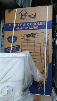 new box packed air coolers ac/dc