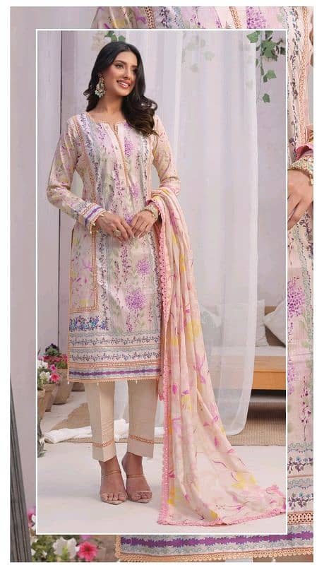 Lawn women 2/3 pcs suits 1