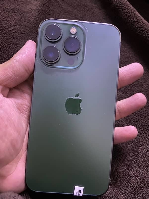 Iphone 13 pro jv Alpine Green Colour  256gb 0