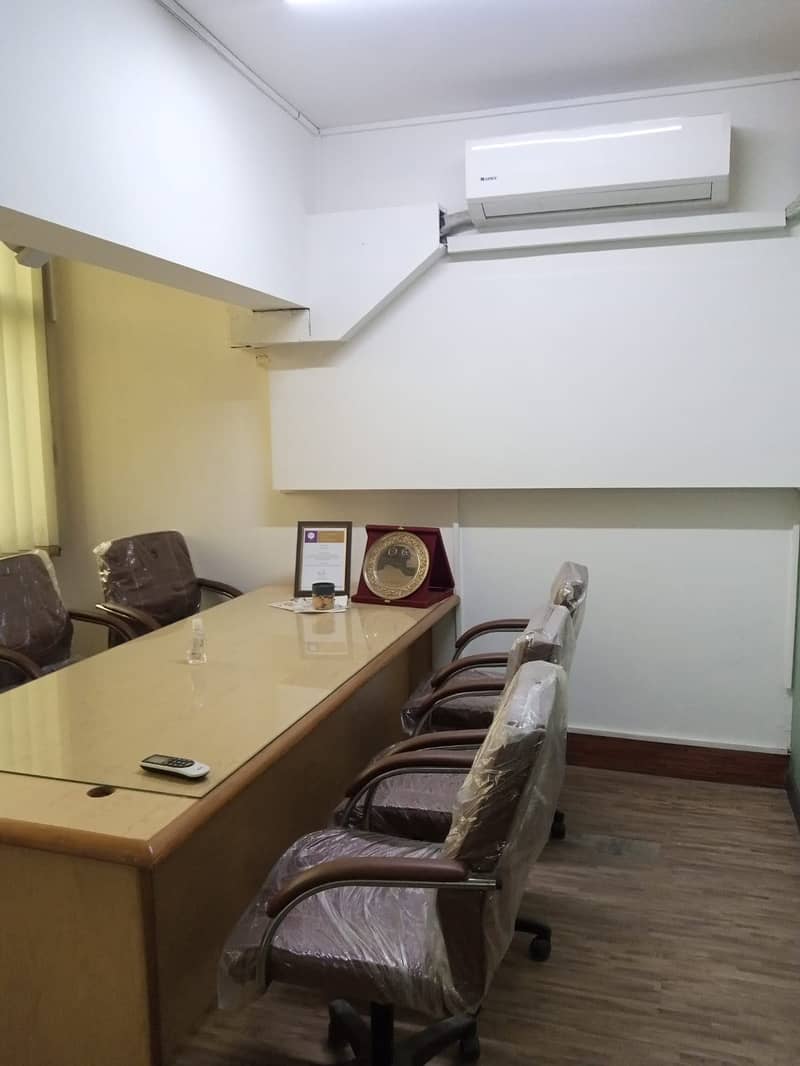 Fully Furnished Office Available On Rent At Main Shahra-E-Faisal 5