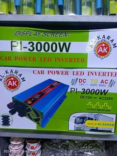 Al-Karam 3000watt car inverter with LED display