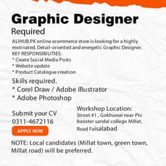 Need Graphic Designer