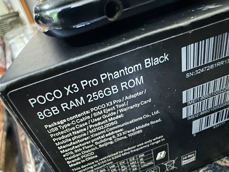 Pocco X3 Pro (8+3) RAM / 256gb Memory 2