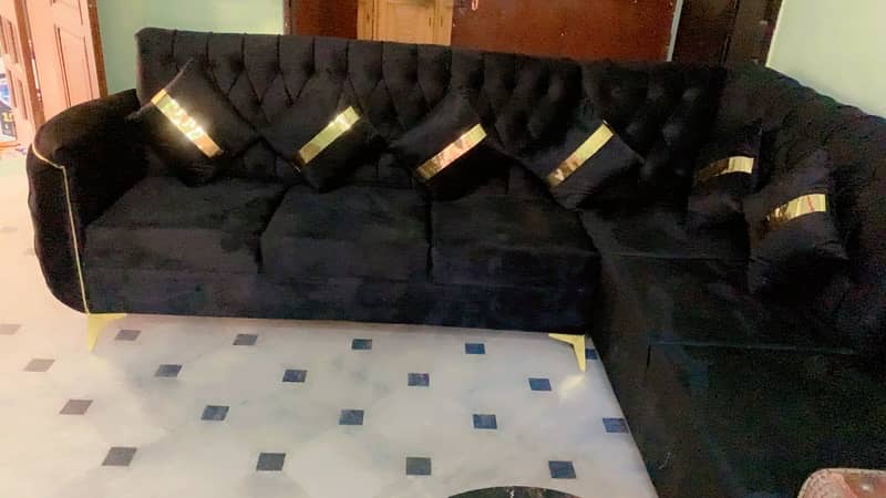 sofa set corner fo sale same as new 2