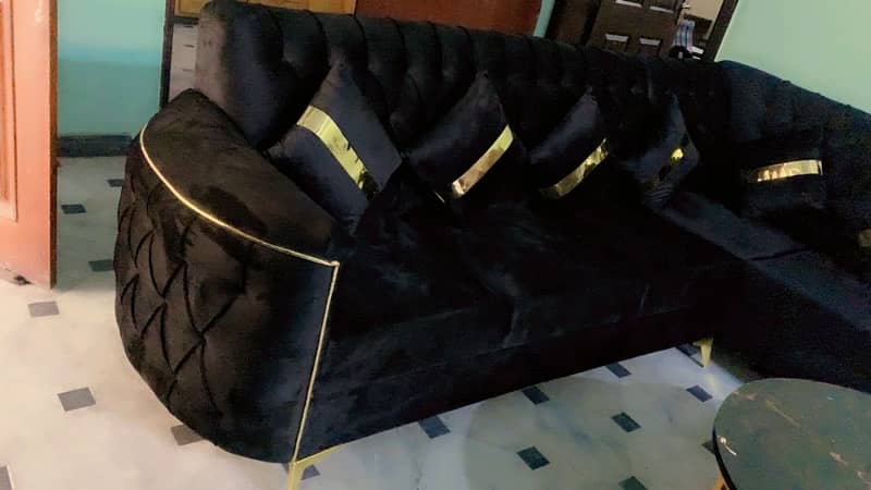 sofa set corner fo sale same as new 4
