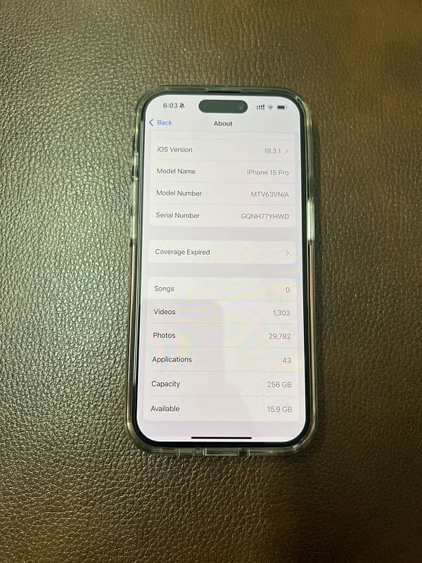 Apple IPhone 15 Pro 256GB VN 10/10 7