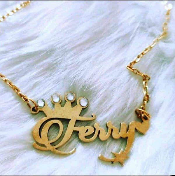 "Customized Your Name Necklace: 4