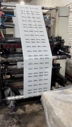 flexo printing machine 4 colour with 32 rules