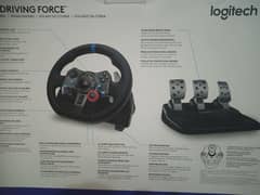 logitech G29 gaming wheel with shifter pc/ps5/ps4/ps3