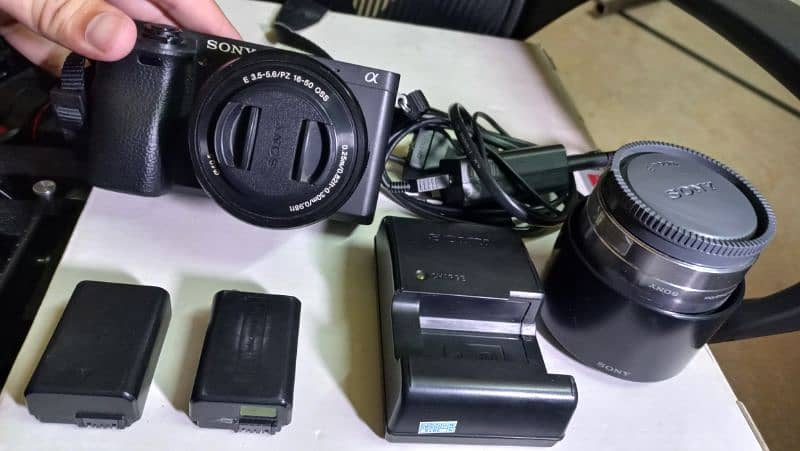 Sony a6400 camera and Gimble with Complete kit 3