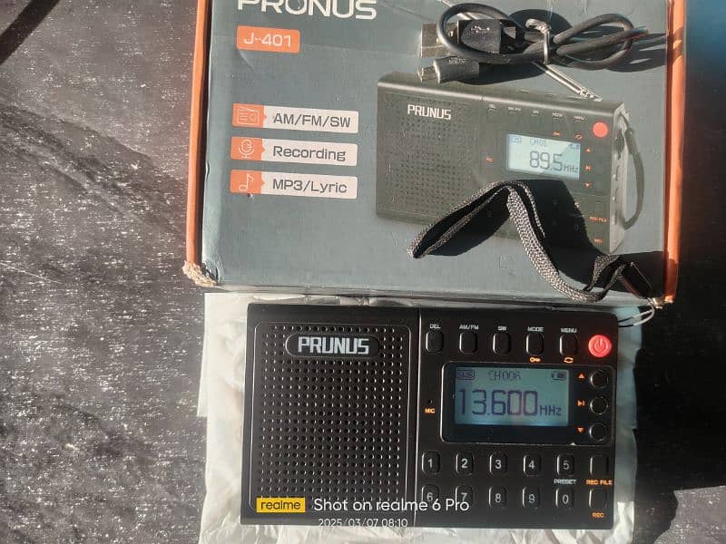 PRUNUS J-401 Recordable Radios AM FM SW Radio 5