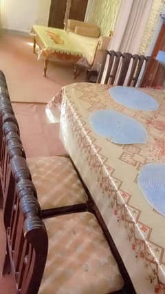 dining table with 6 chairs for sale