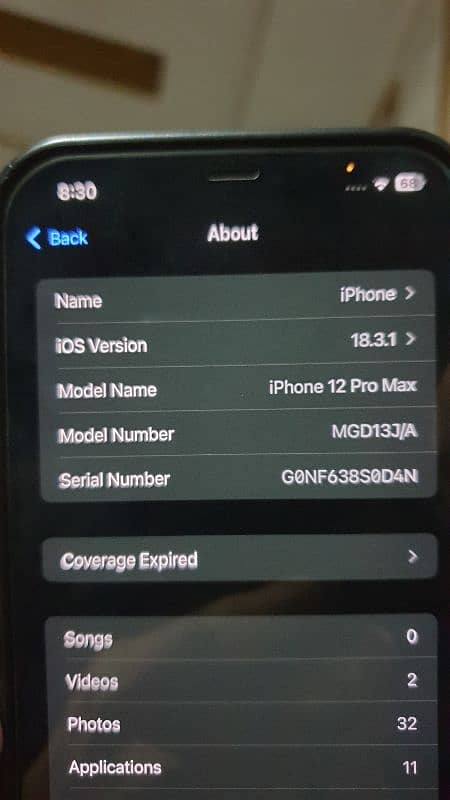 iPhone 12 Pro Max Non PTA 256GB 5