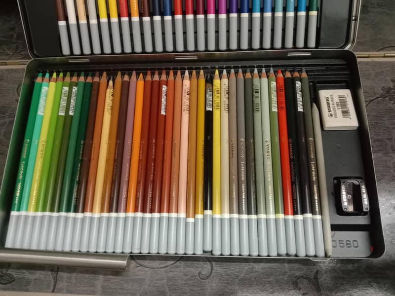 60 Chalk coloring pencils Box 5