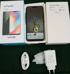 vivo y83" 6/128Gb" with Box charger new