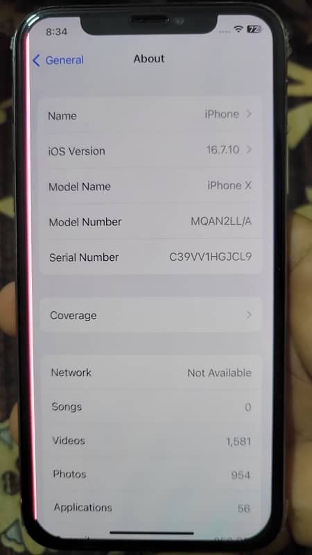 selling iPhone X non pta 256gb 8