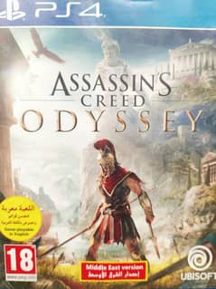 ASSASSIN'S CREED ODYSSEY AND  GOD OF WAR 3 PS4 USED