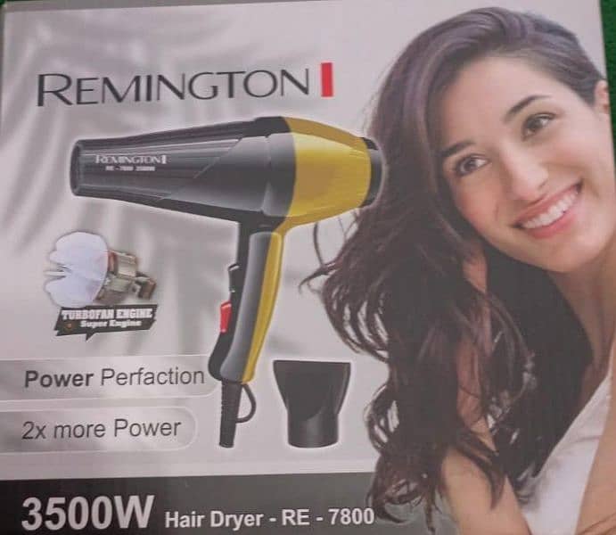 Faster drying hair dryer with cold/warm/hot settings 1