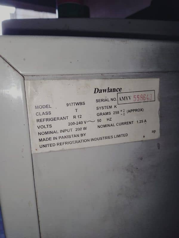 Dawlance Fridge 1.5 years used 4