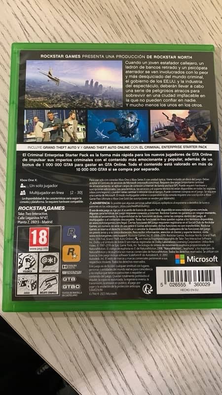 Gta 5 + online ( premium edition ) For  X box one or One X l S 2