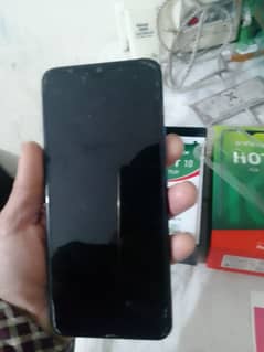 Infinix hot 10 play new condition box available hai