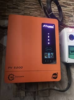 Fronus PV 5200 3.6kw inverter with 5 year warranty card and original