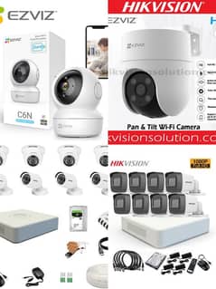 Hik vision Brand 4 Cameras Setup 2MP