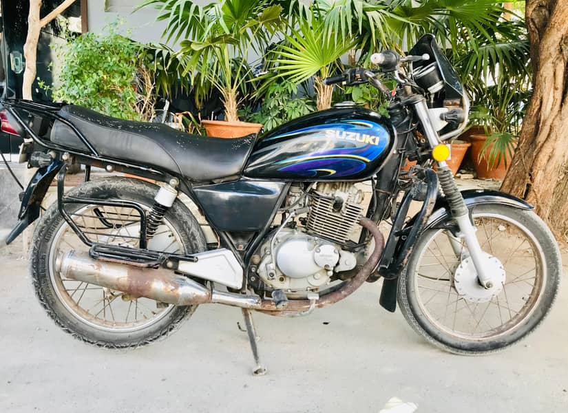 Suzuki GS 150 2009 KARACHI NUMBER 0313+2732903 1