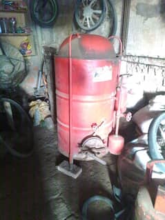 Gass welding drum for water