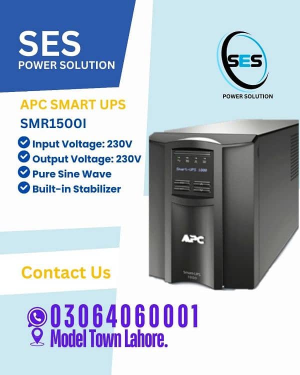 APC SMART UPS 1500VA ,3000VA ,5000VA , 10KVA , 20KVA, 40KVA ALL MODELS 4