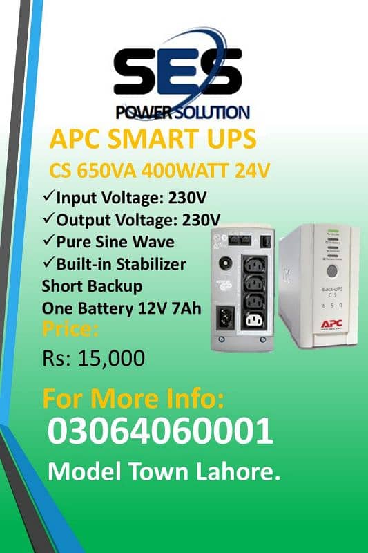 APC SMART UPS 1500VA ,3000VA ,5000VA , 10KVA , 20KVA, 40KVA ALL MODELS 7