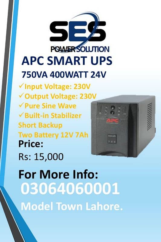 APC SMART UPS 1500VA ,3000VA ,5000VA , 10KVA , 20KVA, 40KVA ALL MODELS 8