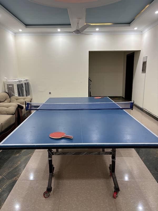 Table Tennis With Rackets and Net 1