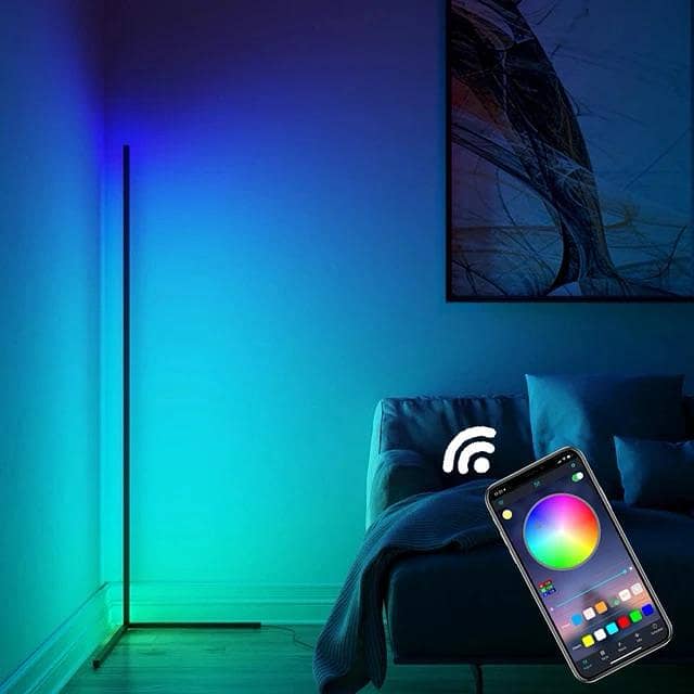 RGB Corner Lamp, mobile controlled smart lamp, 100% satisfaction 0